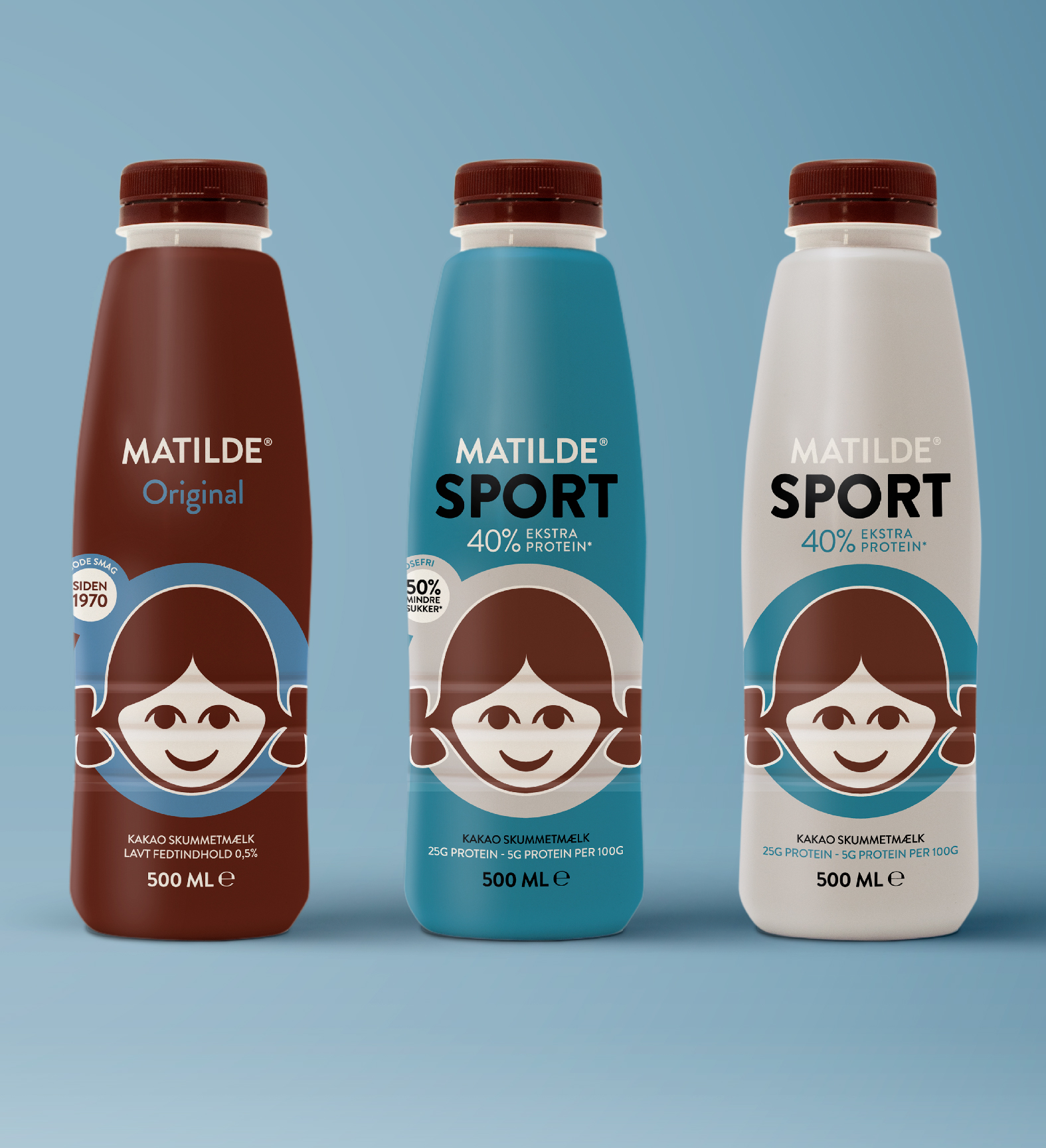 Packaging design for Arlas brand Matilde original & Sport